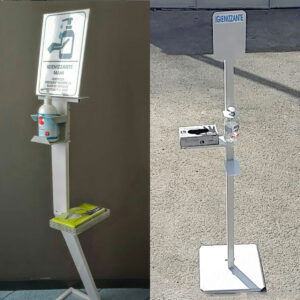 GPForniture: piantana igienizzante con sensore