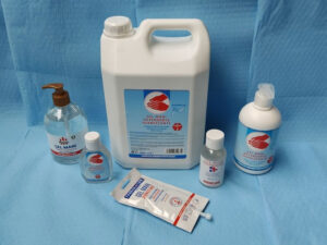 GPForniture: Gel igienizzante da 80 ml, 100ml e ricarica da 5l